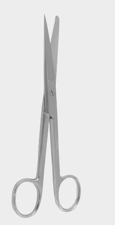 Ножиці прямі тупий/гострий 14,0 см (cm)